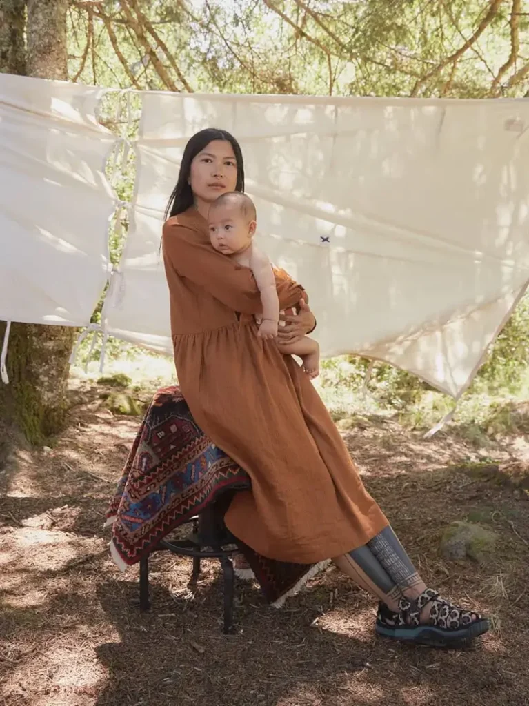 Robe d'allaitement Mom Made Tajine Banane